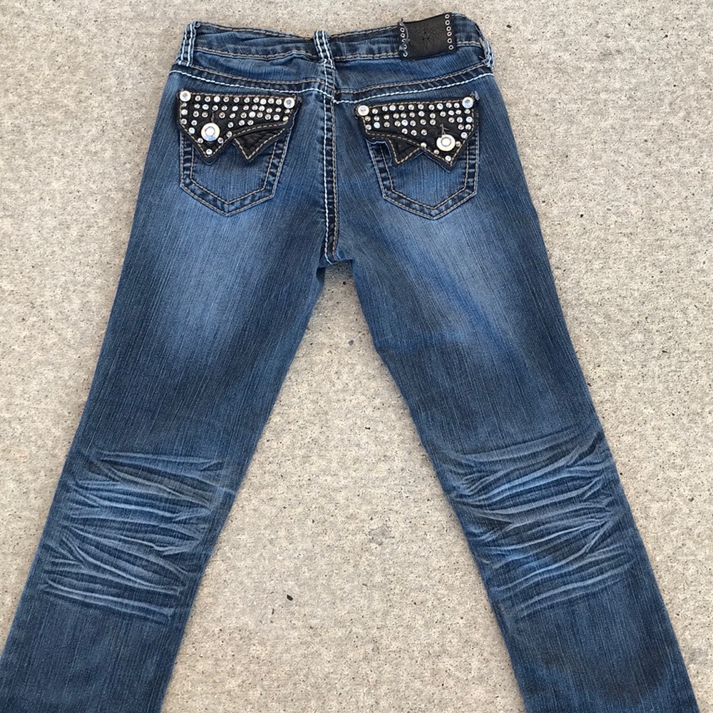 Antique Rivet Jeans - Size 1/25 - Picture 5 of 12